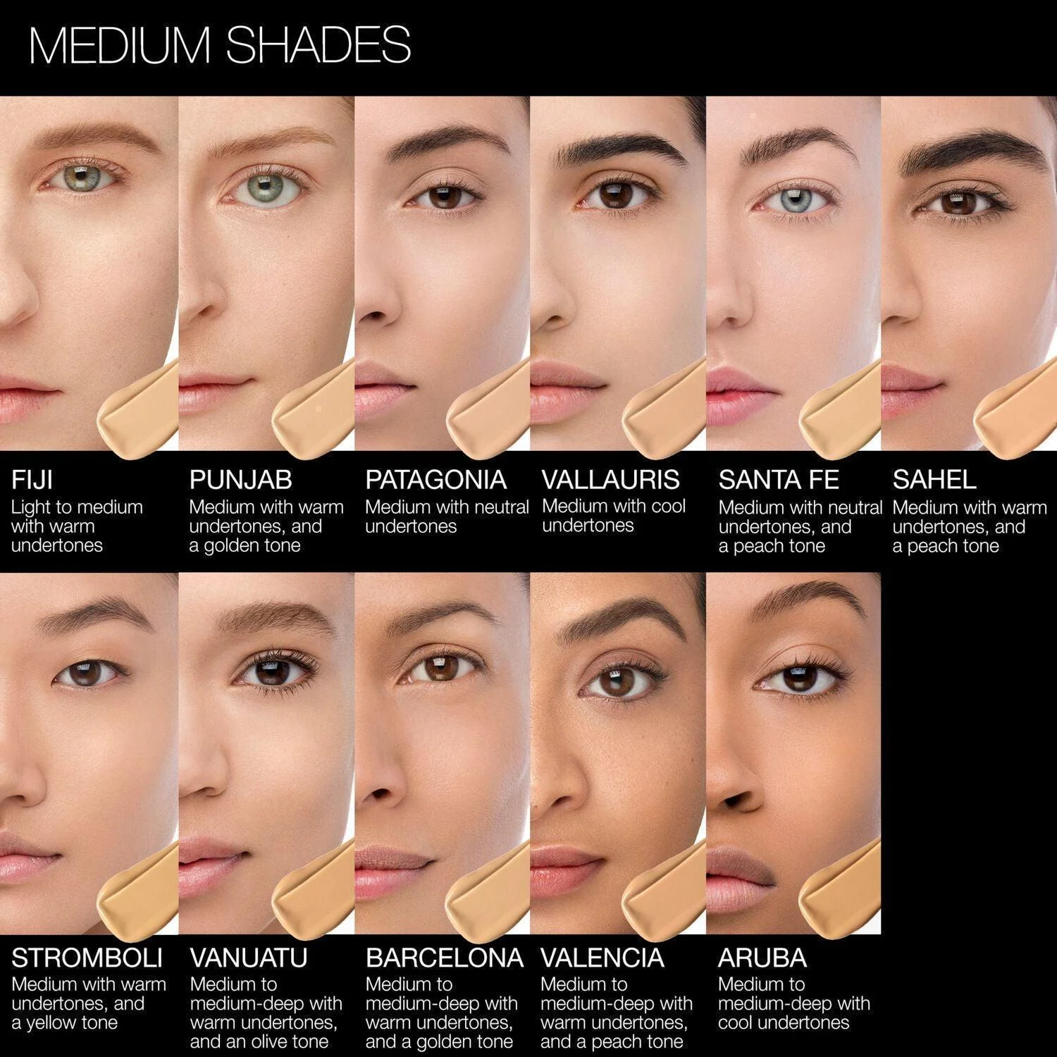 Nars Natural Radiant Longwear Foundation Medium 1 Punjab 30ml - Image 5